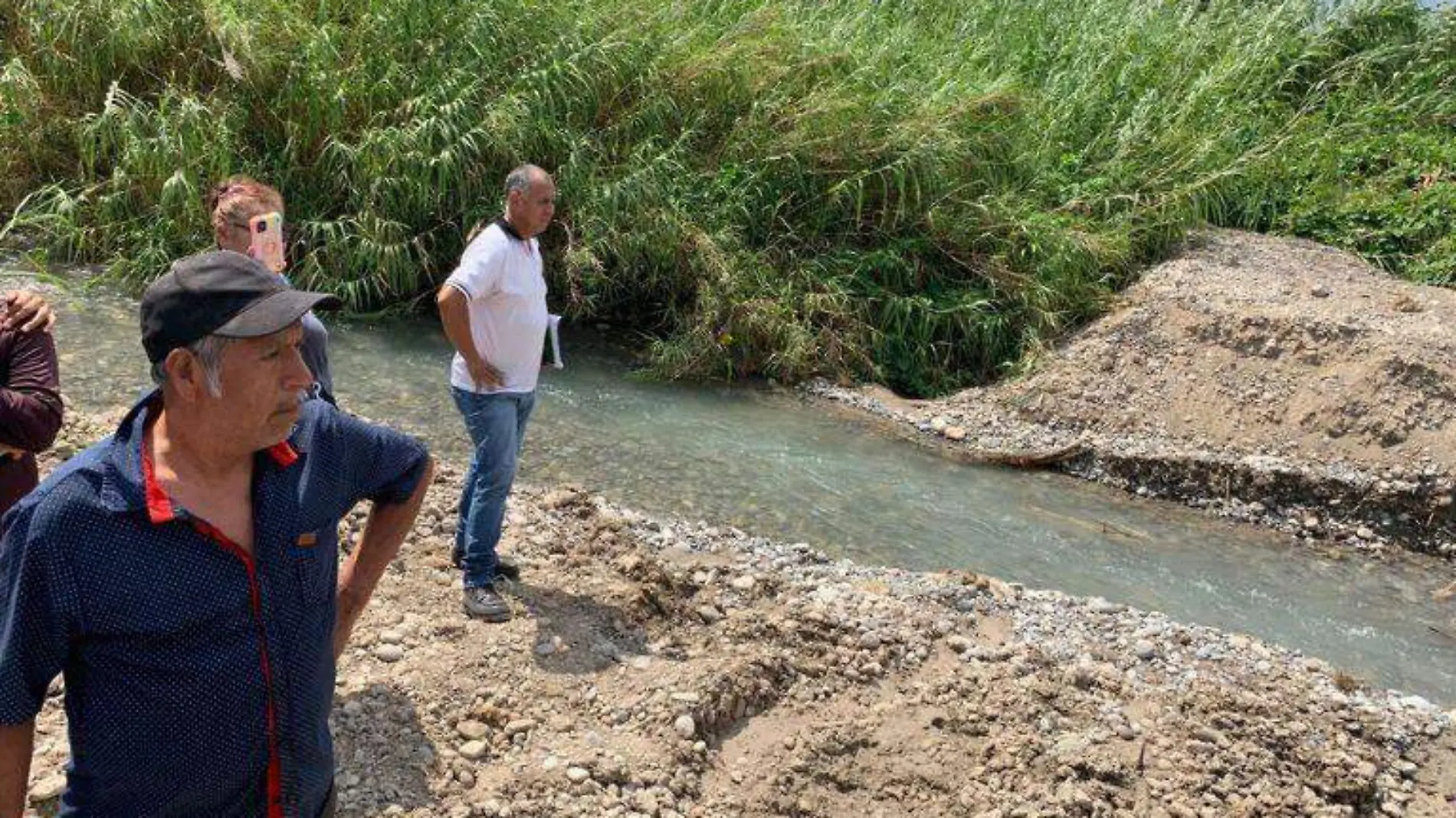 Conagua descubre obra ilegal sobre río Guayalejo 